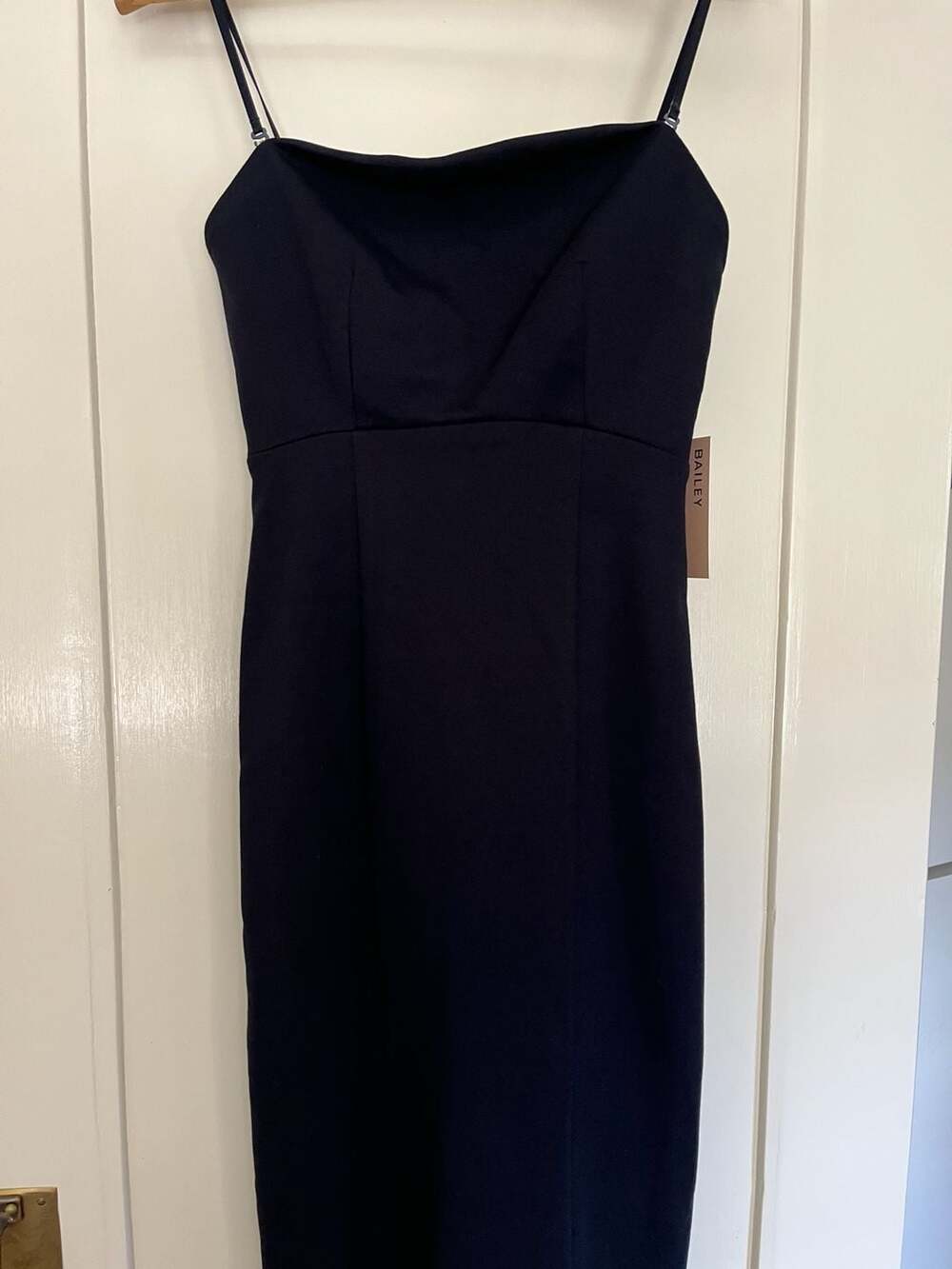 Bailey 44 Zori Ponte Midi Dress in Black